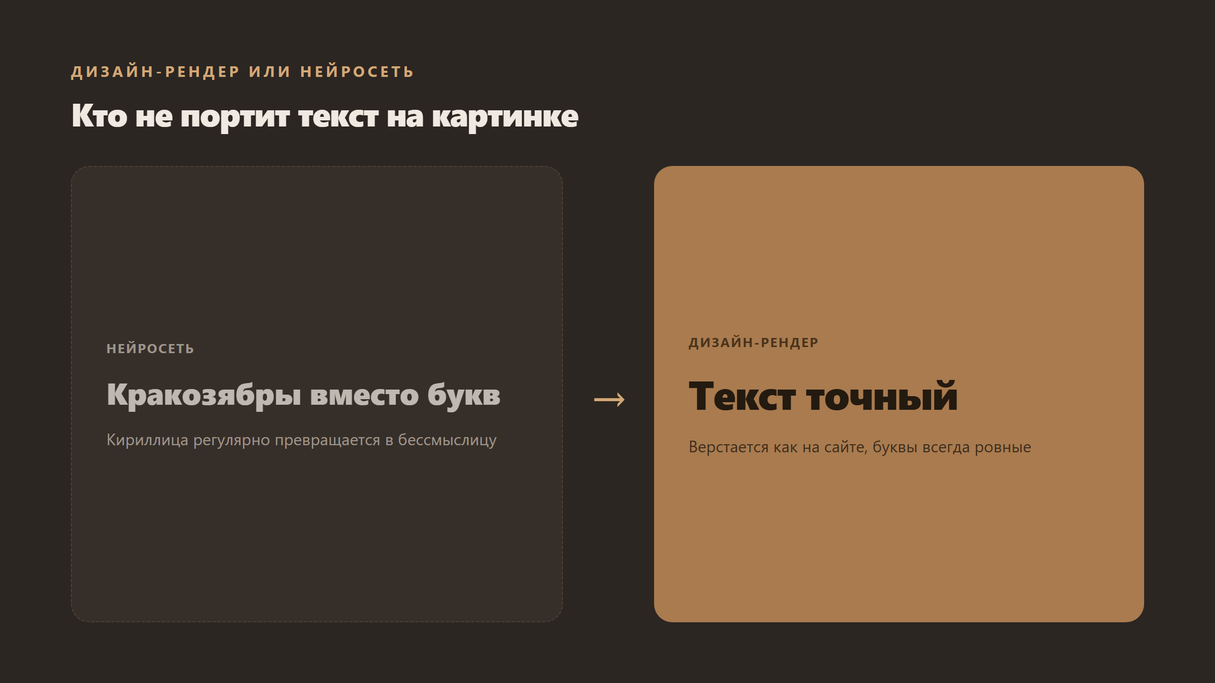 Кто не портит текст на картинке
