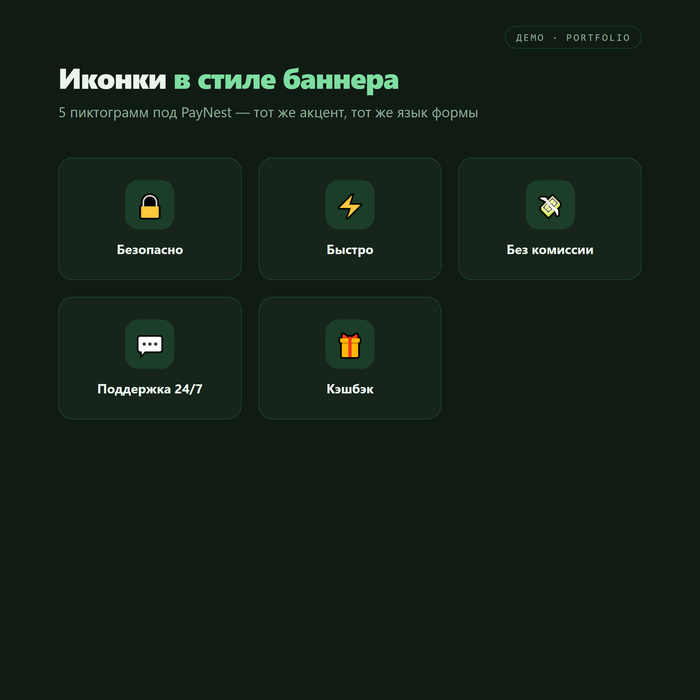 Иконки продуктовой линейки